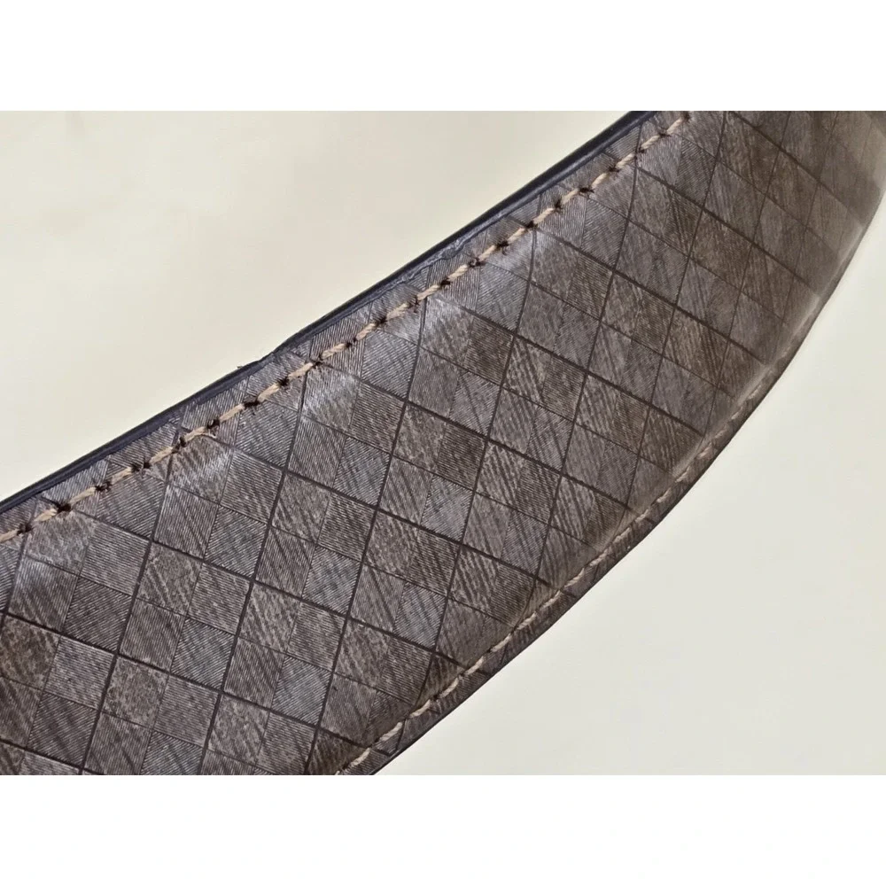 Anthoni Crown‎ Belt Germany 100cm Light Brown / Silver Geometric 35 - 38